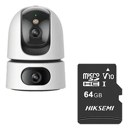 Imou Cámara de seguridad Ranger 6MP IPC-S2XN-6M0WED-PLUS-64 Con MicroSD 64GB Doble Lente FULLCOLOR Imou Sense Uso Interior Alta definición Audio Doble Vía Detección de humanos 6M0WED Modo Privacidad