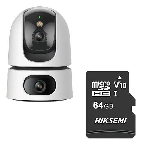 Imou Cámara de seguridad Ranger 6MP IPC-S2XN-6M0WED-PLUS-64 Con MicroSD 64GB Doble Lente FULLCOLOR Imou Sense Uso Interior Alta definición Audio Doble Vía Detección de humanos 6M0WED Modo Privacidad
