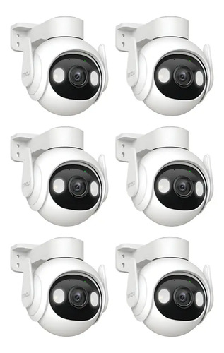 Kit Videovigilancia Cronos 6 cámaras imou Gs7en CRUISER SE WIFI 6 audio bidireccional detección de movimiento 5 megapíxeles giro 340° visión nocturna a color + Accesorios - kit CCTV