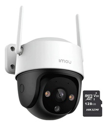 Imou Cámara de seguridad WIFI Cruiser SE+ 5MP IPC-K7CN5H-PLUS-128 Con MicroSD 128GB FULLCOLOR Imou Sense Alta definición Con Microfono y Bocina integrados Detección de humanos Sirena Con Protección Exterior IP68