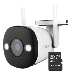 IMOU Cámara IP Bullet 3 IPC-S3EN-5M0WE-PLUS-64 Wifi 5 Mp Full Color IMOU Sense Visión Nocturna Inteligente Audio Dos Vías Con MicroSD 64GB Disuasión Activa 30 Mts de IR Máxima seguridad Protección Exterior IP67 S3EN Detección de Humanos y vehículos
