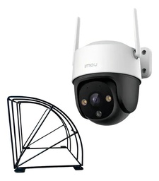 Kit Cronos Cámara Imou PTZ Wifi IPC-S41FEN 2MP + Estructura Metalica + Accesorios - Kit CCTV S41FEN-PROTEC Cámara Full Color con Microfono y Altavoz Incorporado Seguimiento Inteligente