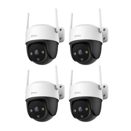 Kit Videovigilancia Cronos 4 Cámaras IMOU S41FEN ip rotación 355° audio bidireccional imagen a color 24/7 interiores/exteriores seguimiento inteligente + 4 MicroSD 256GB + Accesorios - Kit CCTV