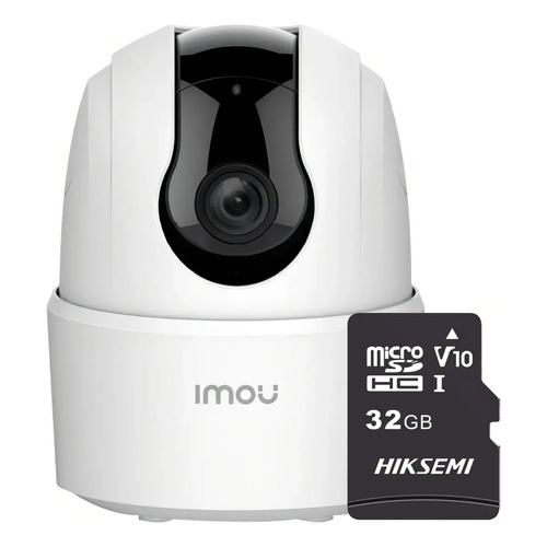 Imou Ranger 4mp Ta42n-plus-32 Cámara Ip Domo Con Microsd 32gb Y Letrero Disuasivo Motorizado Wifi De 4 Mp H.265 Autotracking Detección De Humanos Modo Privacidad Micrófono & Bocina Ta42n Lente 3.6mm